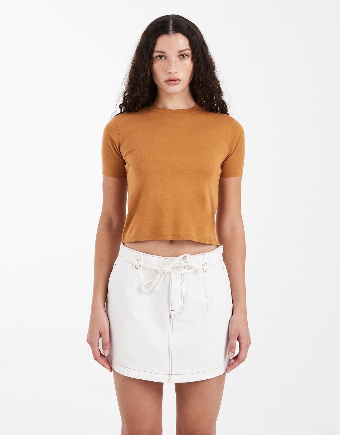 TSHENRIETTE MINI SKIRT WHITE DNM