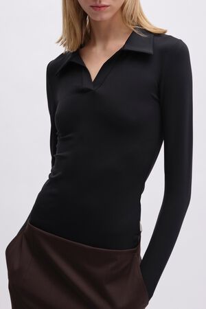 JERSEY POLO TOP