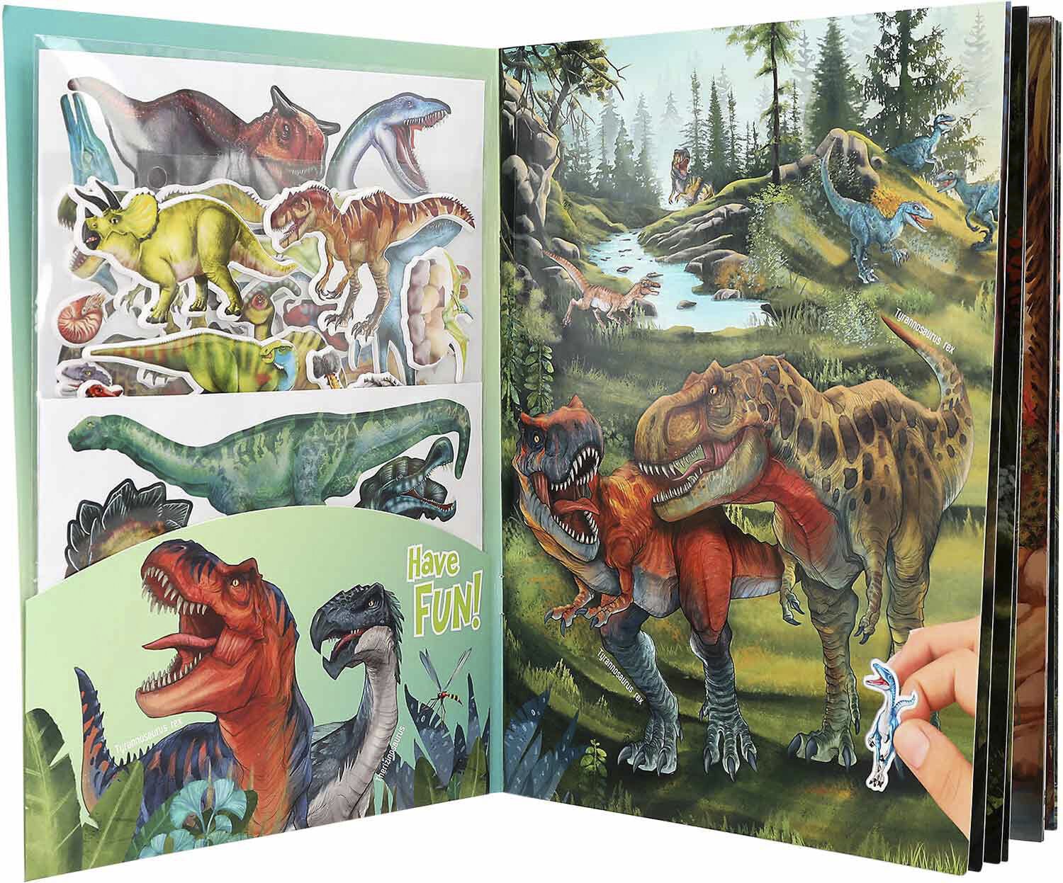 Dino World stickerworld puffy