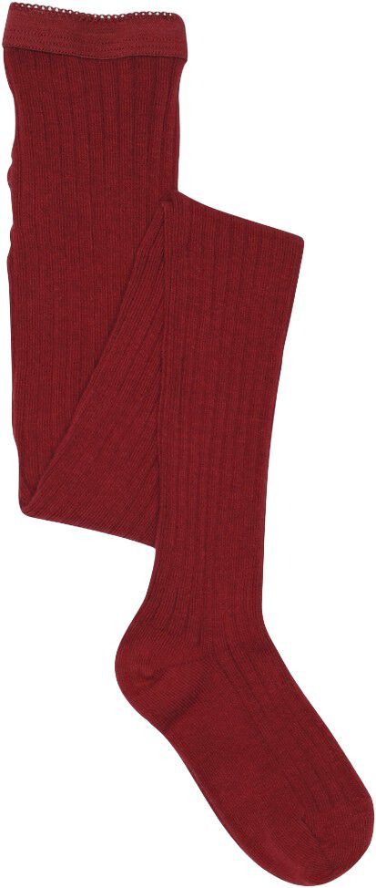 Cotton rib tights