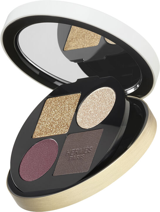 Ombres d'Hermès, powder quartet for the eyes refill, Ombres Mordorées