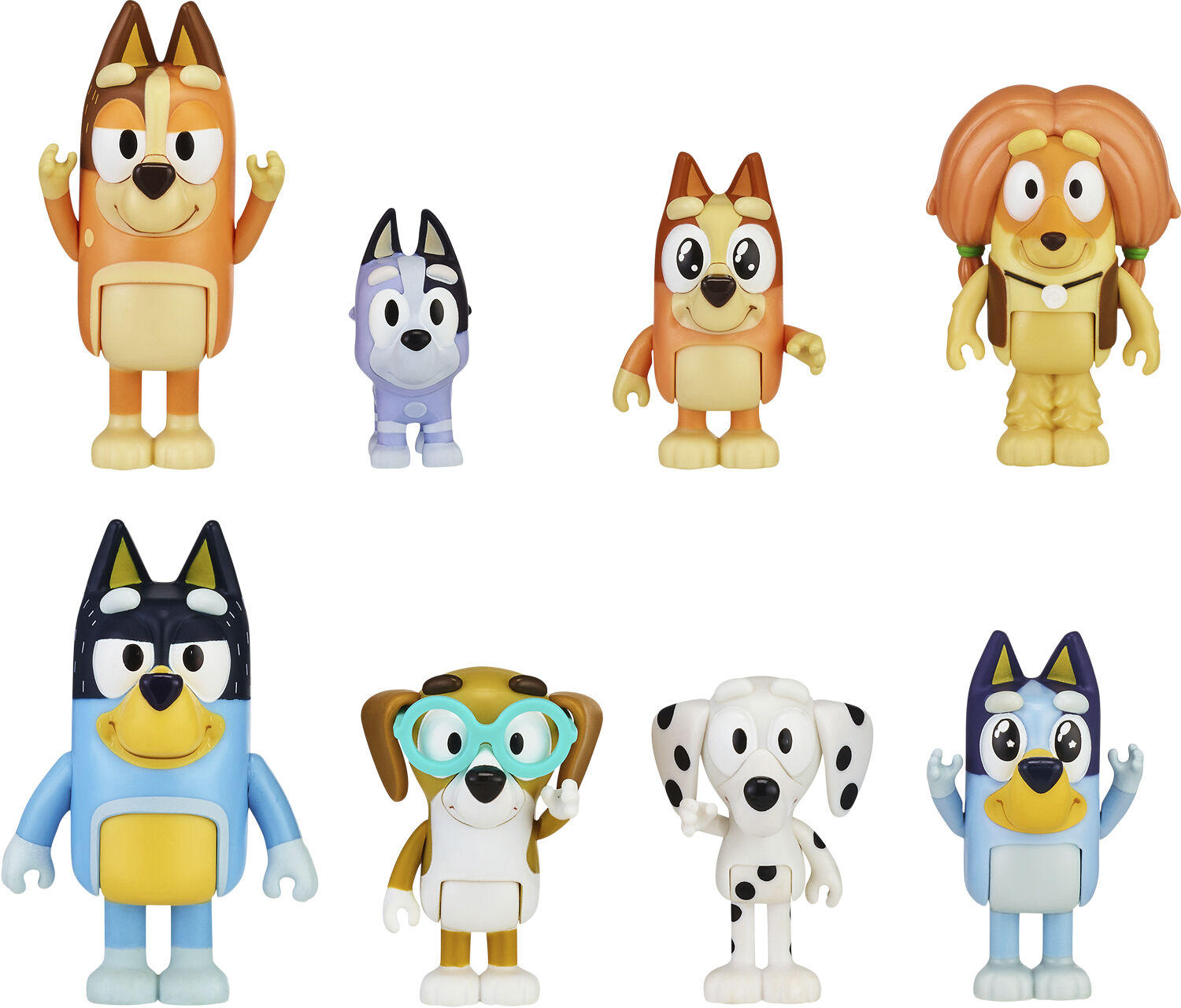 Bluey 8 pack figures
