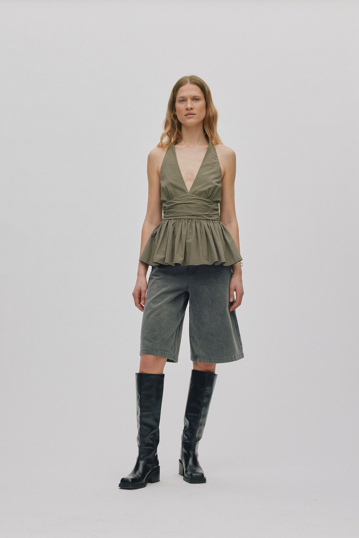 Poplin halter top - Izma
