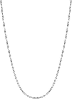 Women's Silver Mini Tennis Choker