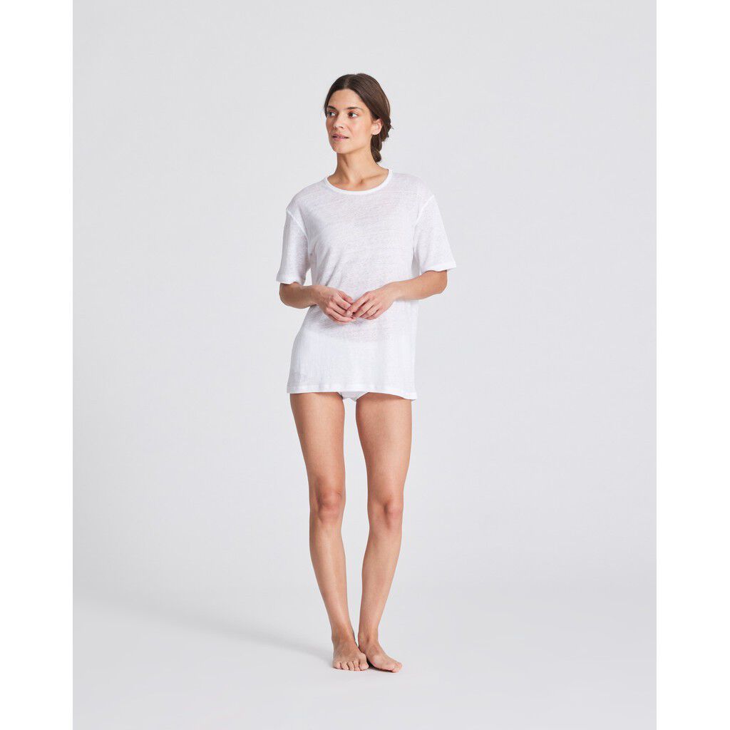 Nynne S/S Linen Tee shirt