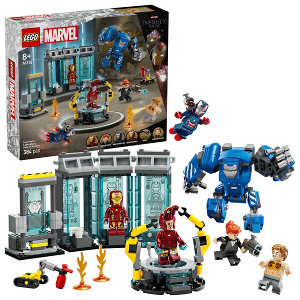 Iron Mans laboratorium: Dragtgalleriet 76315