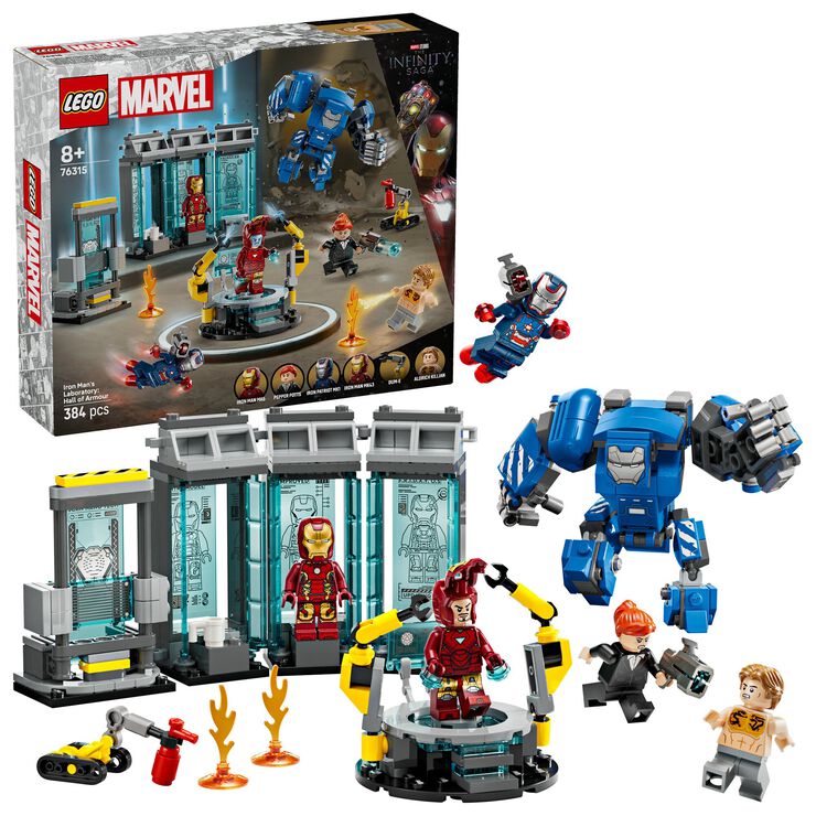 Iron Mans laboratorium: Dragtgalleriet 76315