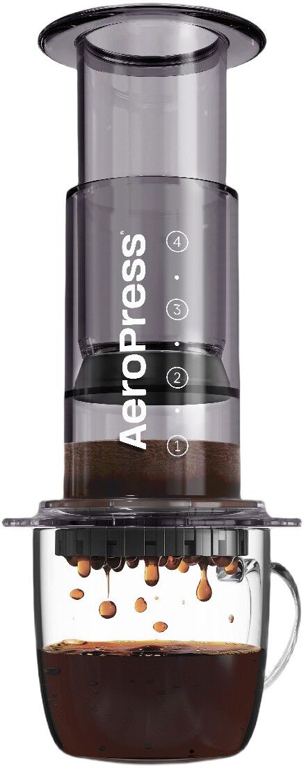 Aeropress Clear Colors Black Coffee Press
