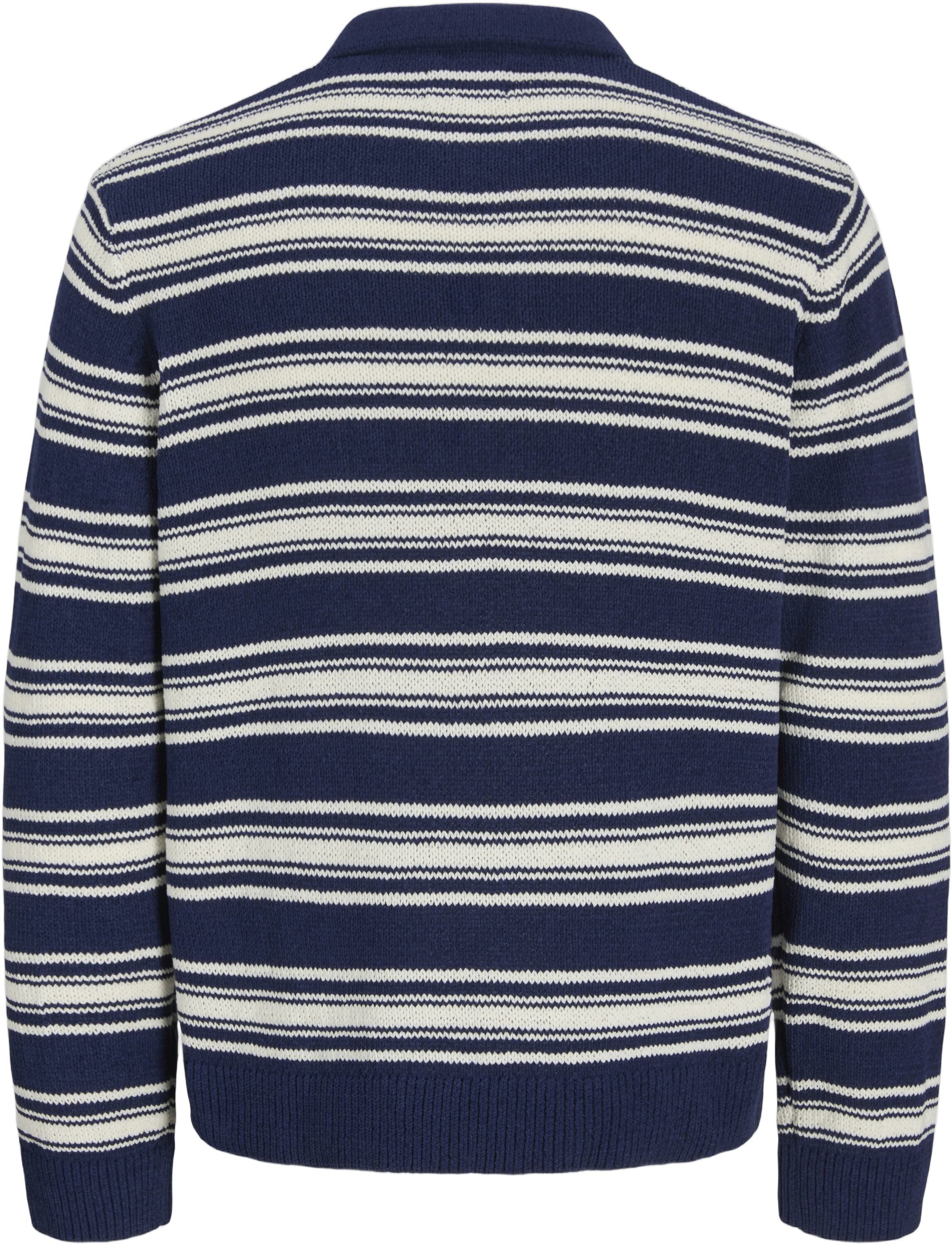 JORCAMBRIDGE KNIT STRIPE POLO LN