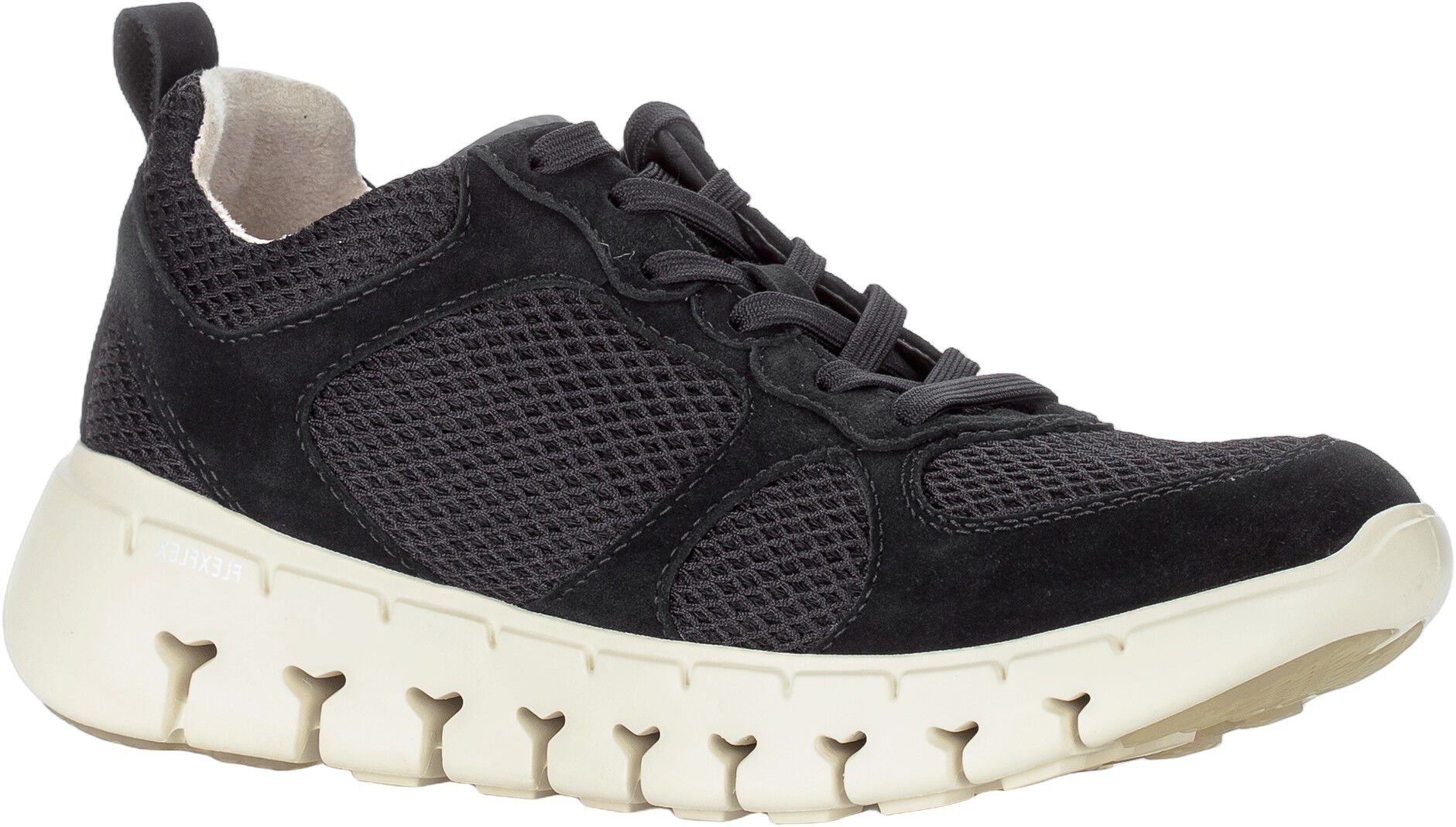 SCHWARZ S. VANILLA/VELOUR/MESH/TEXT