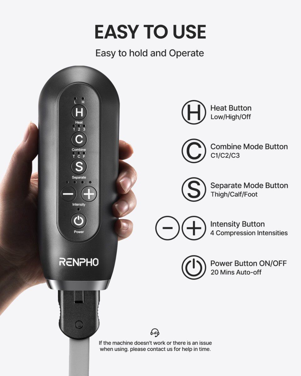 Aeria Ultimate Thermal 2 - Full-Leg Air Recovery with Heat