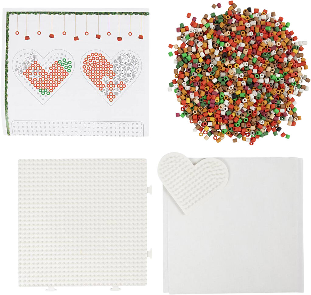 DIY Kit BioBeads , Julemand, julesok, julehjerte, juletr&aelig; o