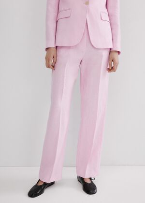 Linen suit trousers