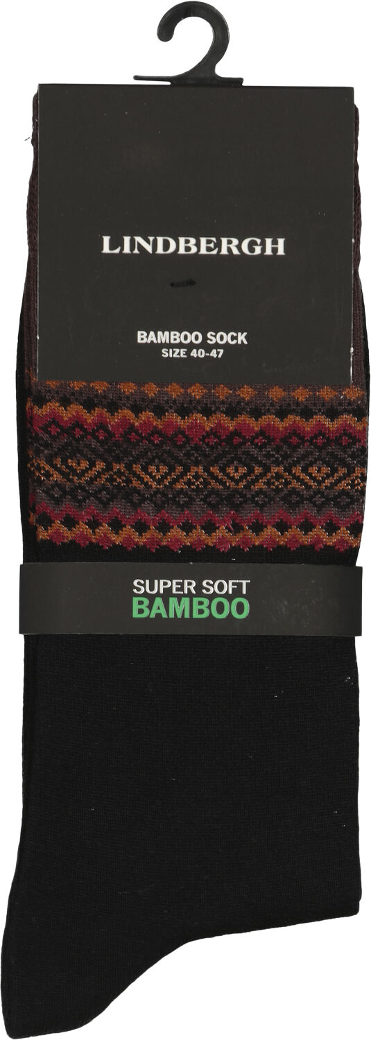 Jacquard bamboo sock