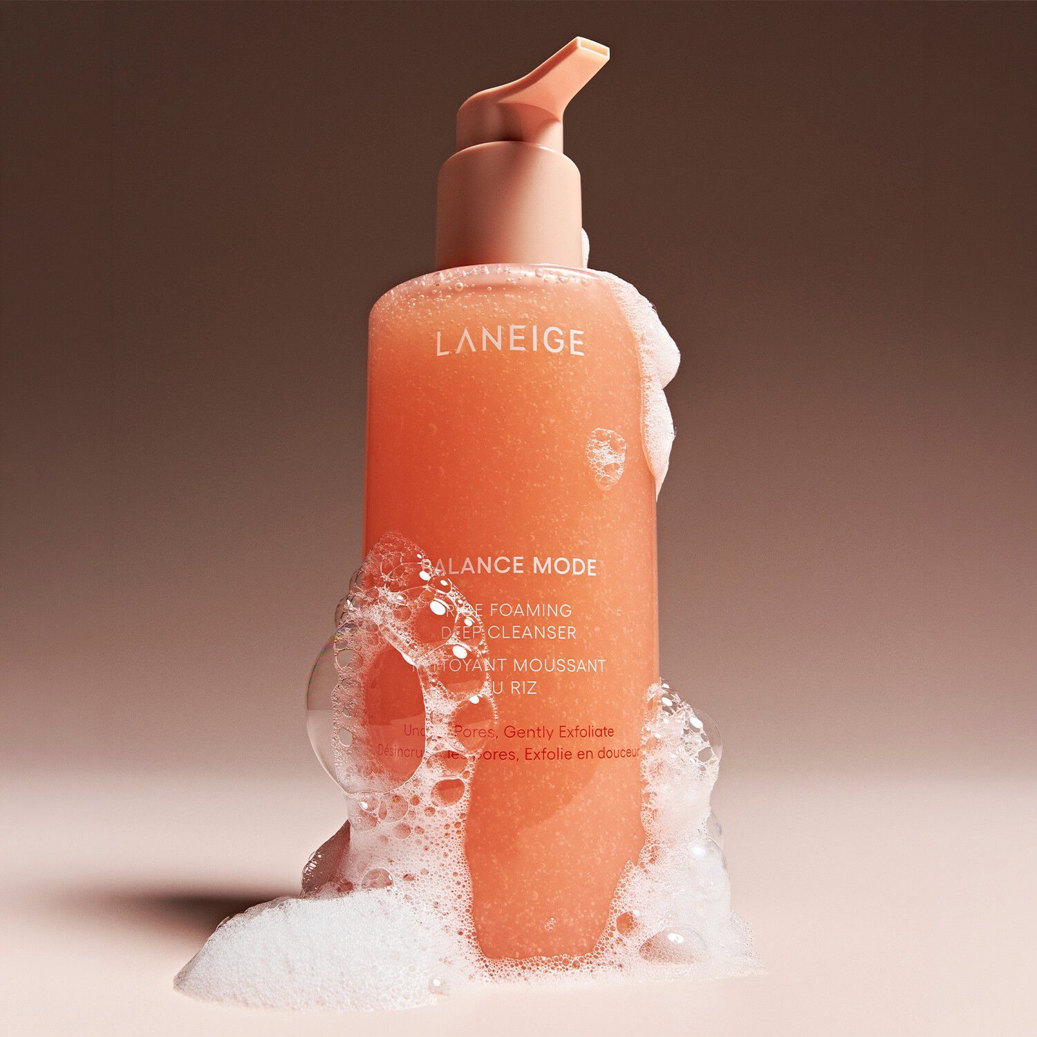 Balance Mode Rice Foaming Deep Cleanser - Skummende ansigtsrens til fe