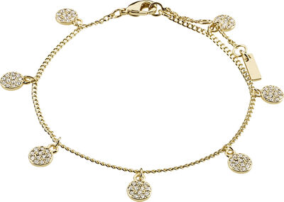 CHAYENNE recycled crystal bracelet gold-plated
