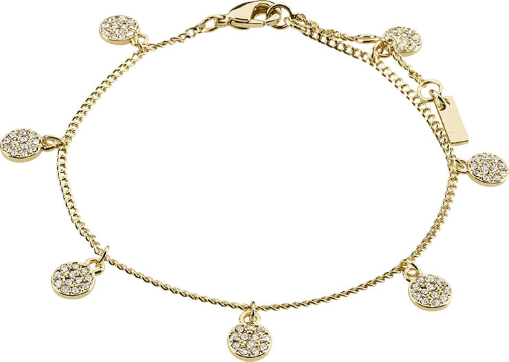 CHAYENNE recycled crystal bracelet gold-plated