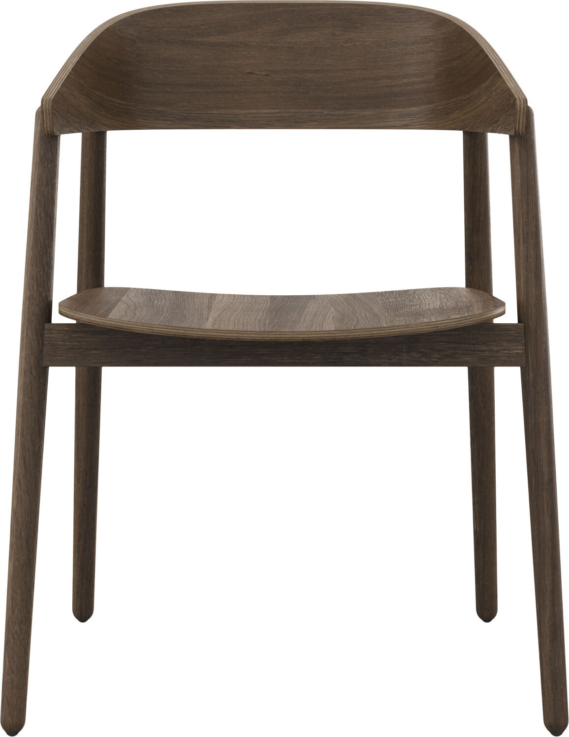 AC2 armchair, Smoked oak