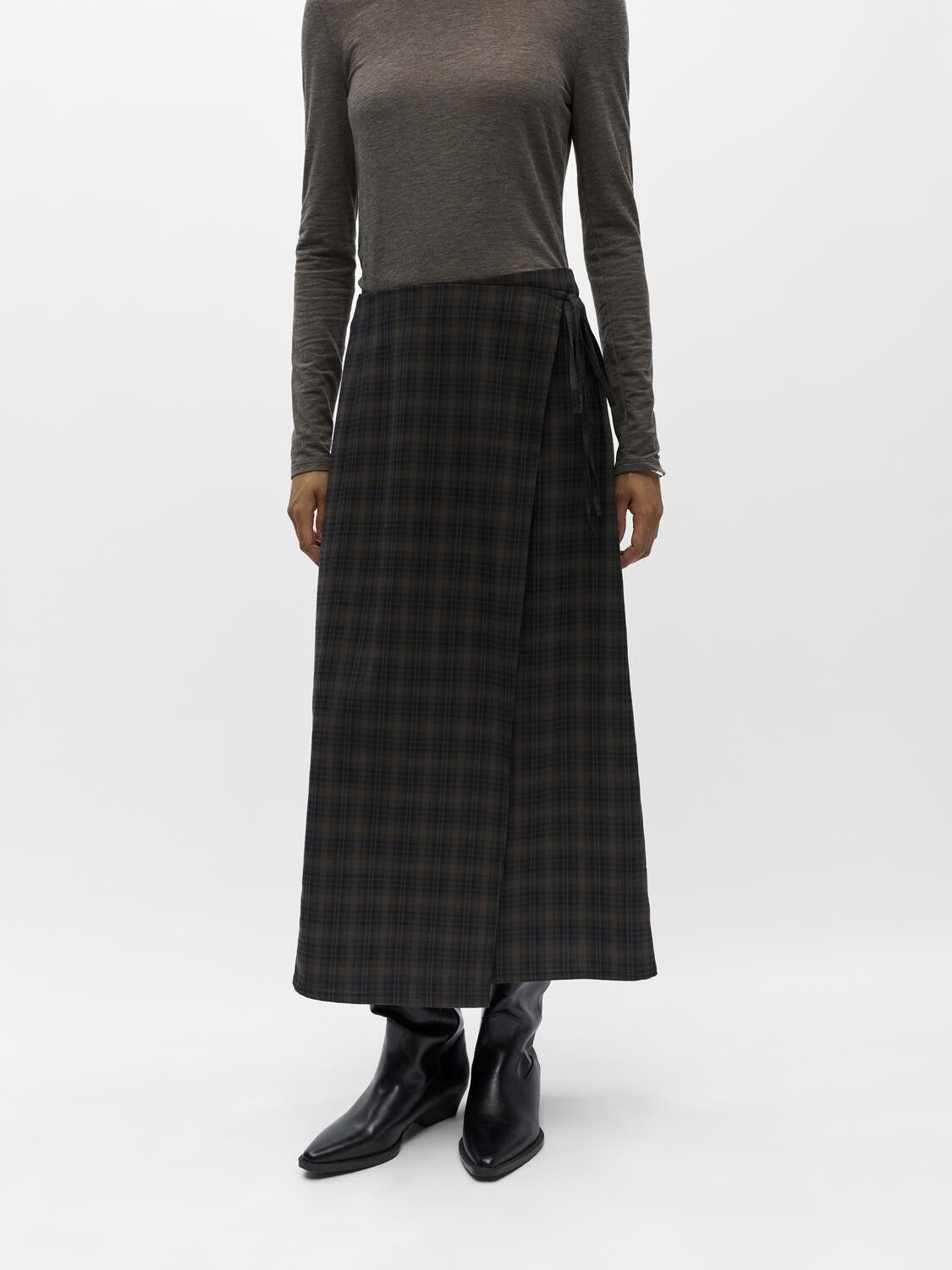 Objsoley Reese Re Midi Wrap Skirt 146