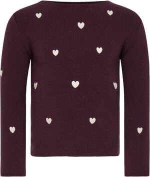 KMGHEARTS L/S PULLOVER KNT