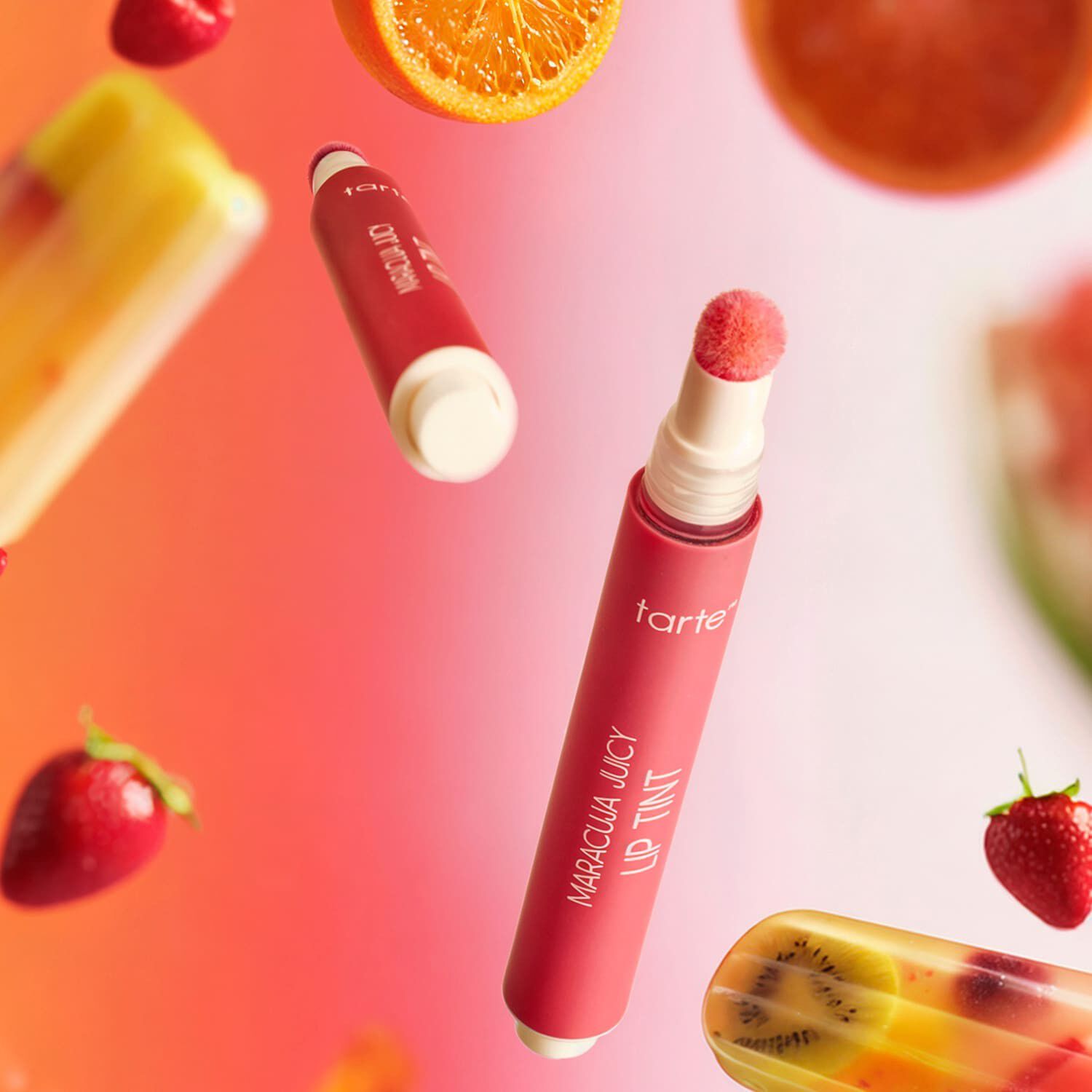 Maracuja Juicy Lip Tint - Bl&aelig;k til l&aelig;ber og kinder