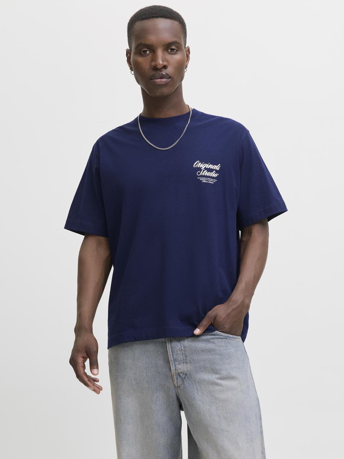 JORNORREBRO TYPO TEE SS CREW NECK N
