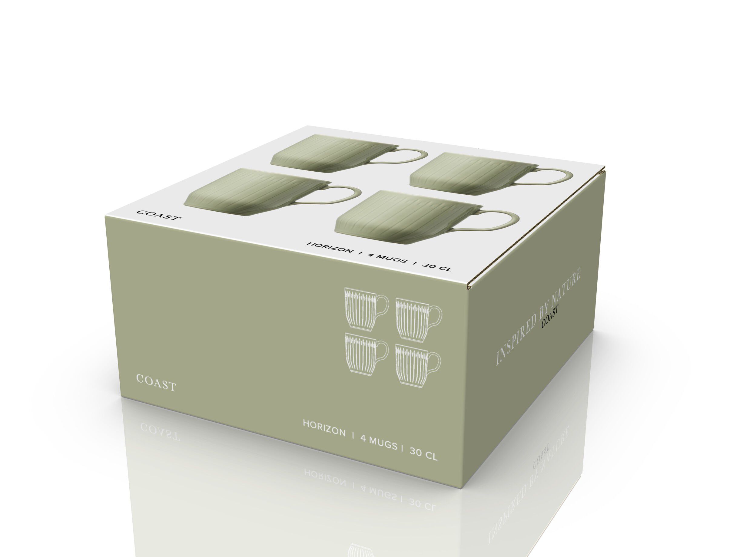 Krus Horizon 30 cl 4 stk. Grass