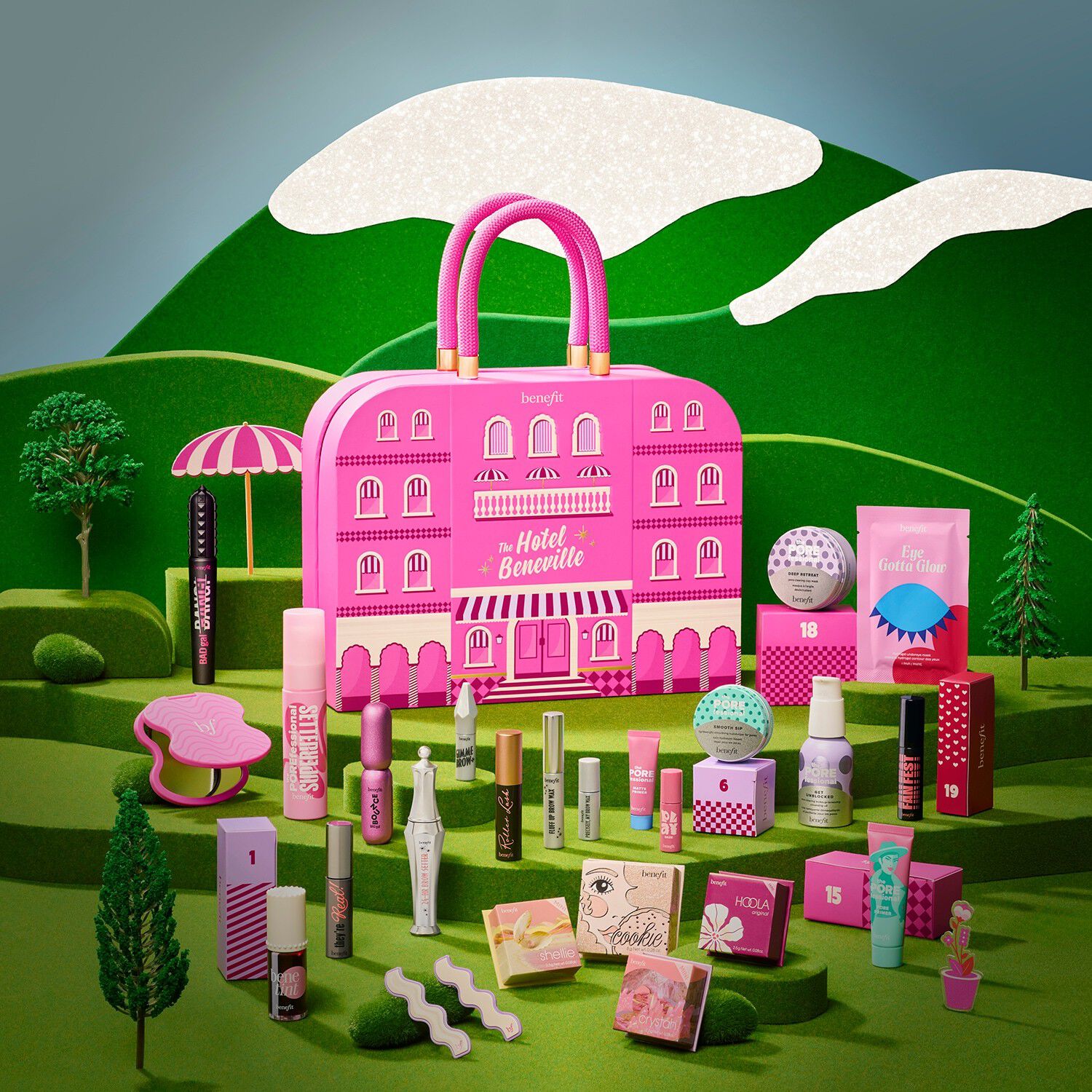The Hotel Beneville - Makeup-julekalender med 24 overaskelser