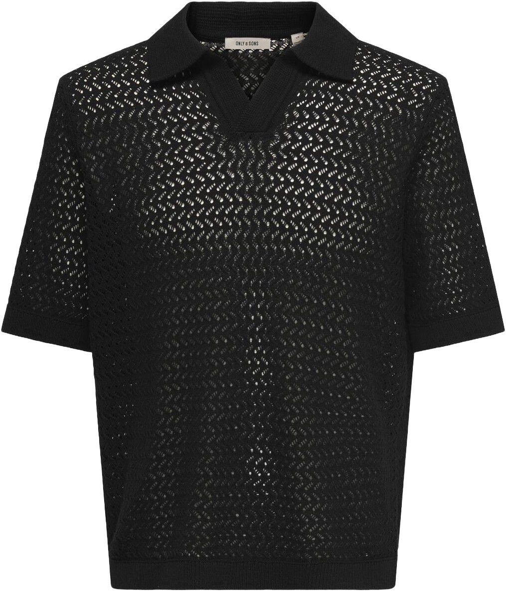ONSNYLE LIFE REG 5 SS SPLIT POLO KN