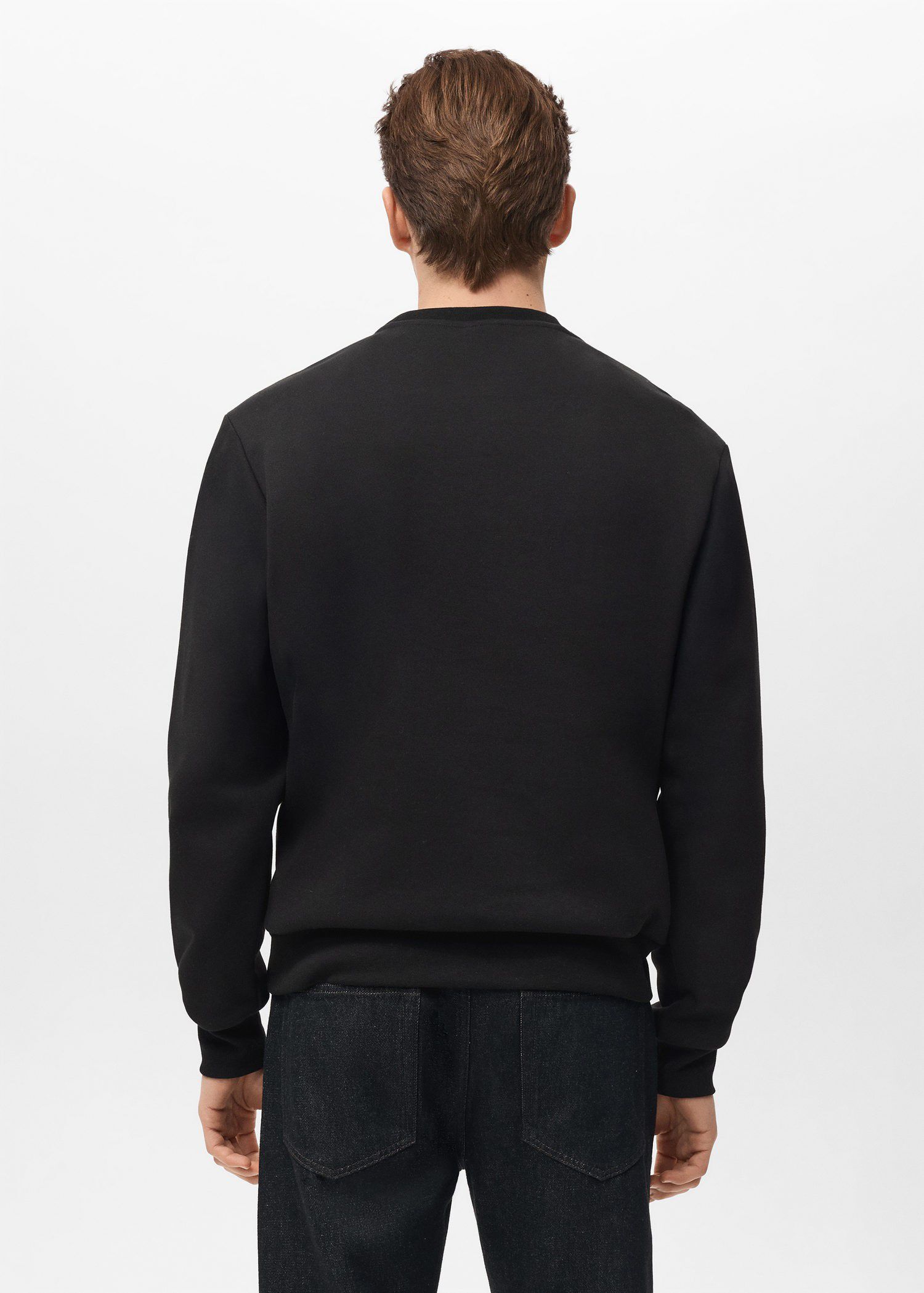 Regular-fit cotton sweatshirt