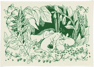 Moomin Arabia 45x65cm viskestykke Mumidag 2025 GOTS
