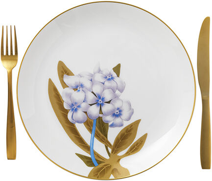 Flora 27 cm. tallerken - Rhododendron