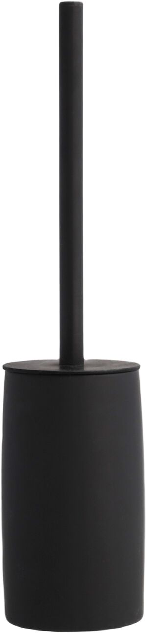 Toiletb. Mono sort rubber coat