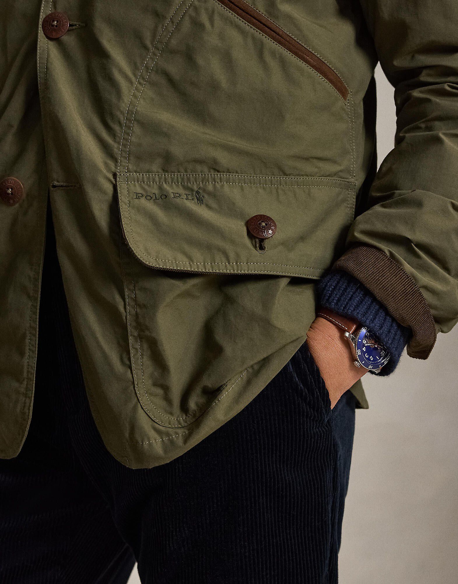 COTTON NYLON PW-WVN-JACKET