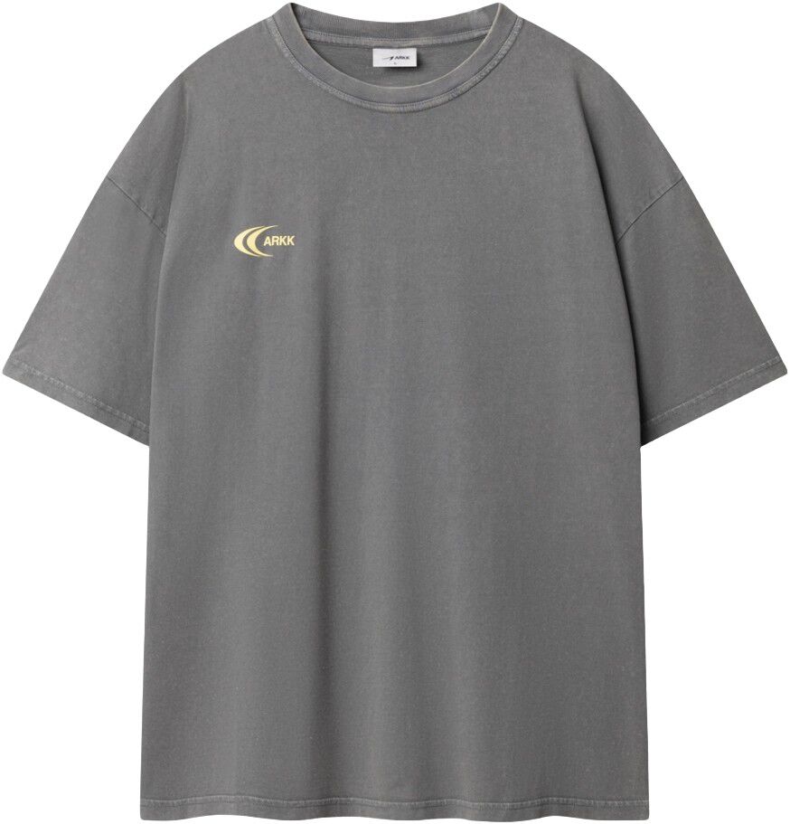 Liquid Boxy Tee Grey Yellow