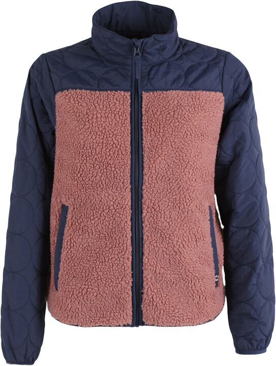 Danehazel Fleece Zip-Up Dk Navy/Rose Beige