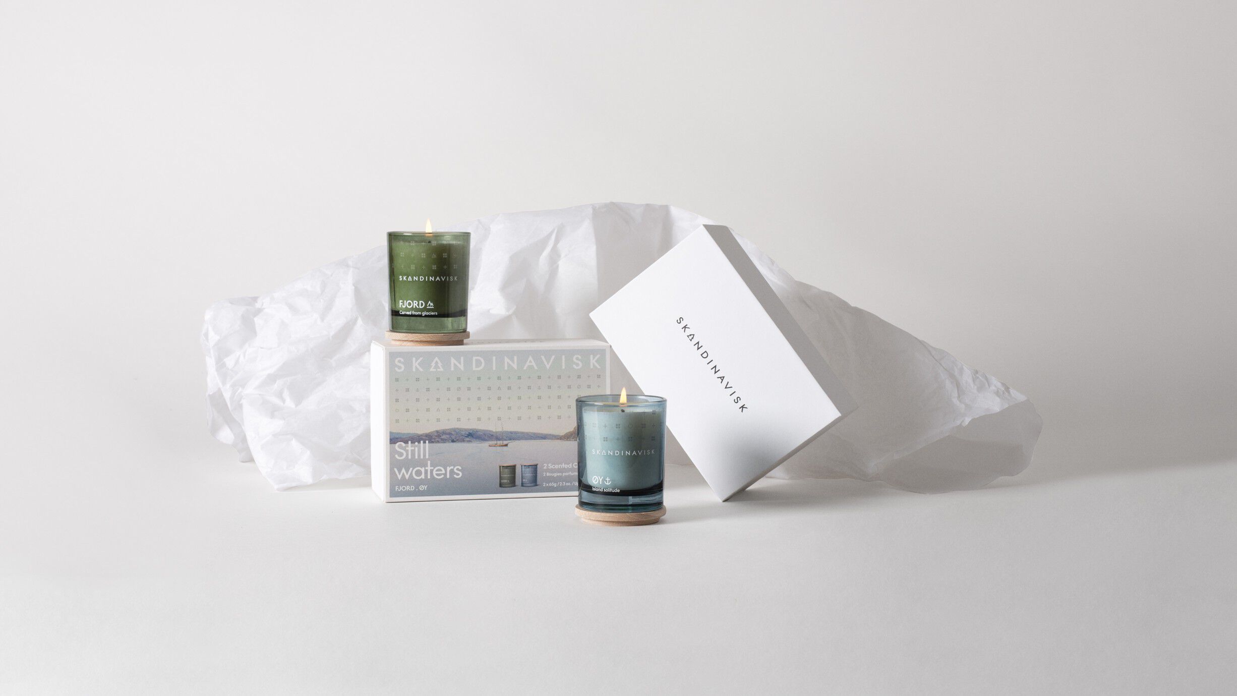 Still Waters Scented Candle Giftset (FJORD & ?Y)