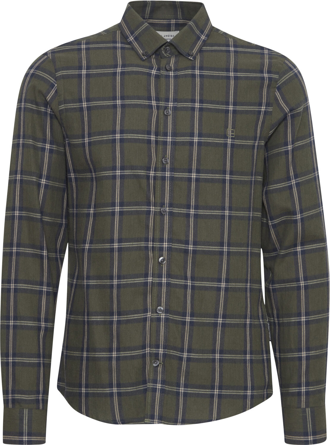 CFANTON LS BD 0159 checked brushed