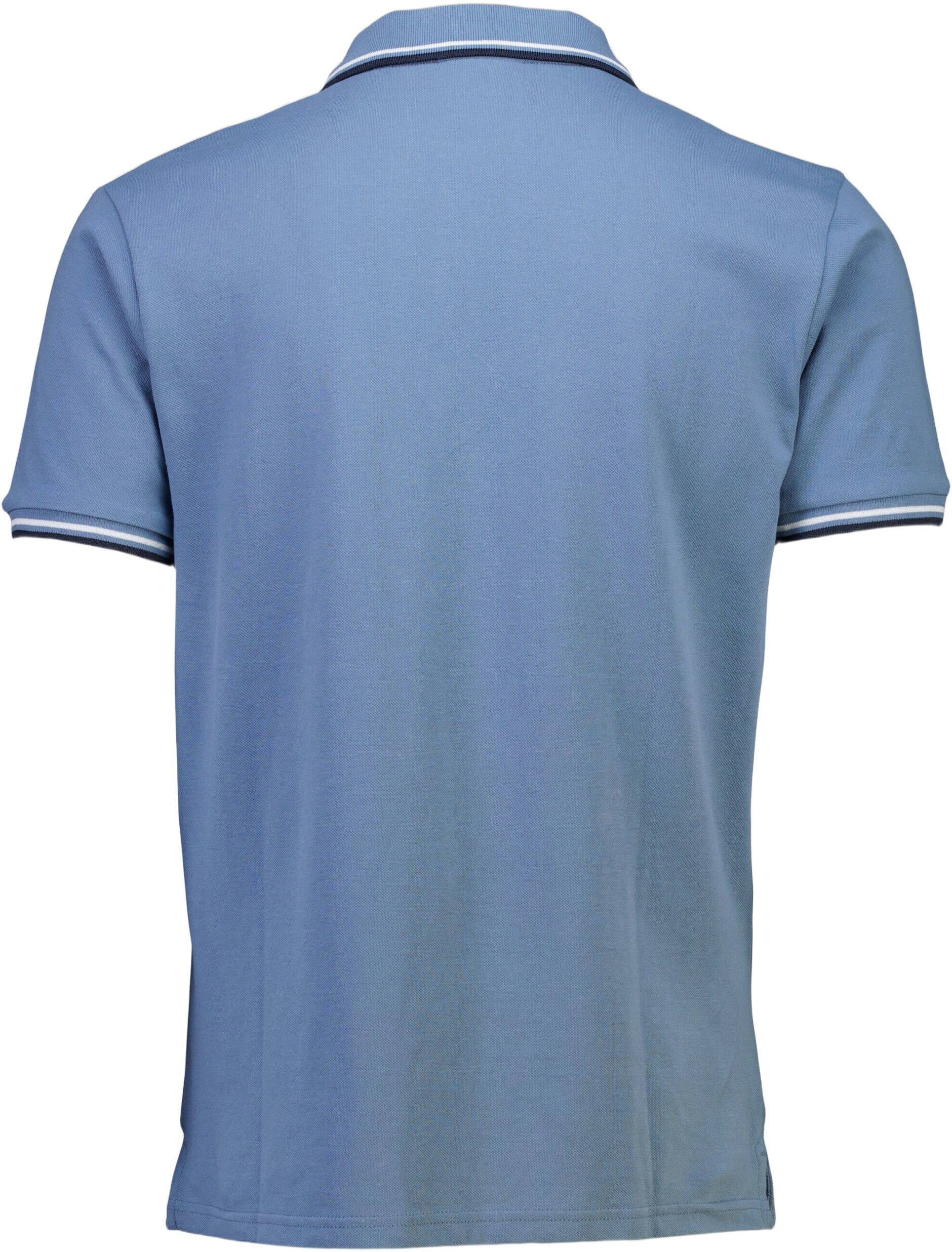 Polo shirt w. contrast piping