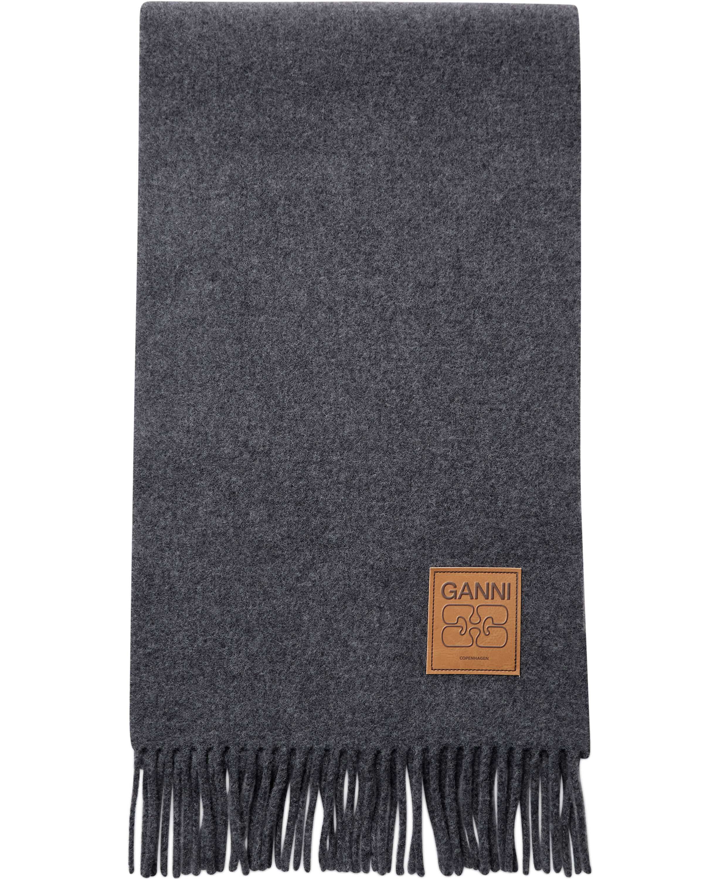 Double Face Wool Solid Scarf