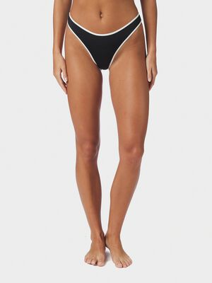 Jovita Solid Contrast Bikini Brief