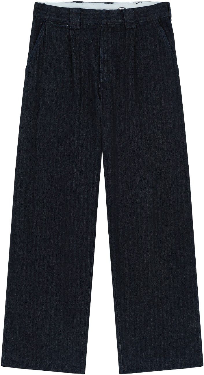 SELVEDGE HERRINGBONE DENIM WORK PANT