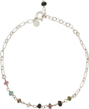 Daisy Tormaline Bracelet - Silver
