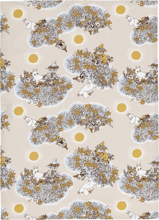 Moomin Arabia 50x70cm viskestykke Venner For Evigt GOTS