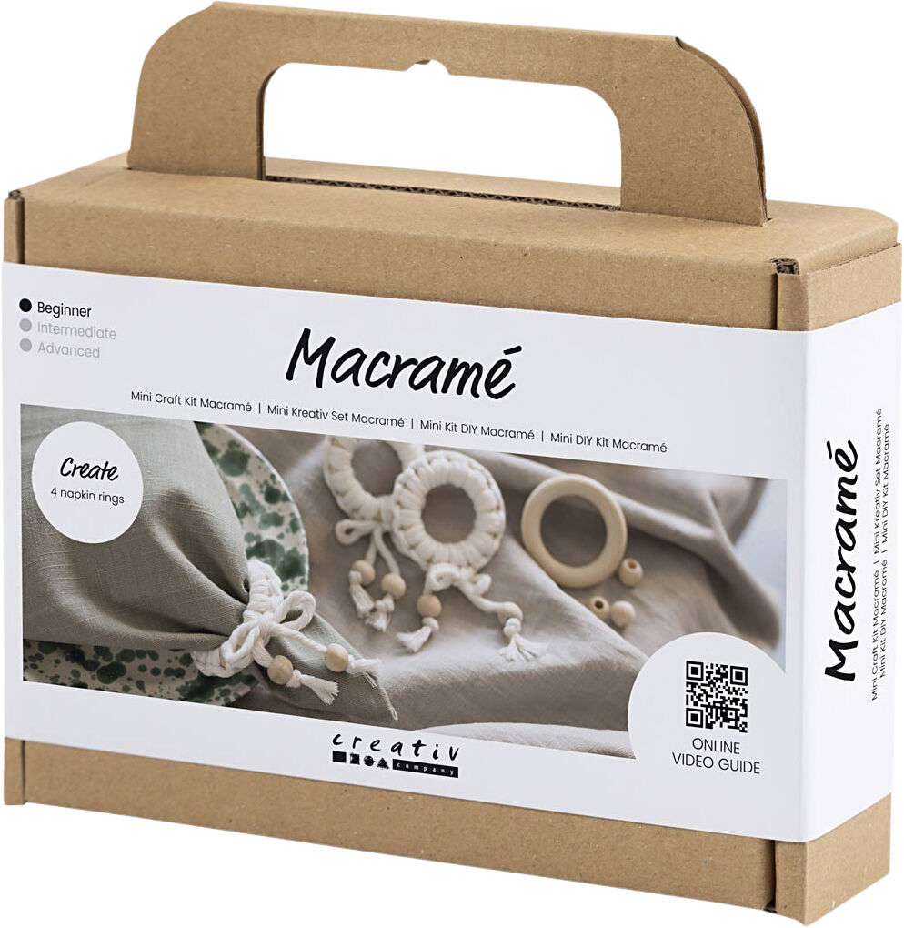 Mini DIY Kit Macram&eacute;, Servietring