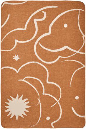 Skye Blanket - Sienna/Parchment