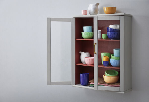 Rhombe Color Skål Ø13 cm mørk blå porcelæn