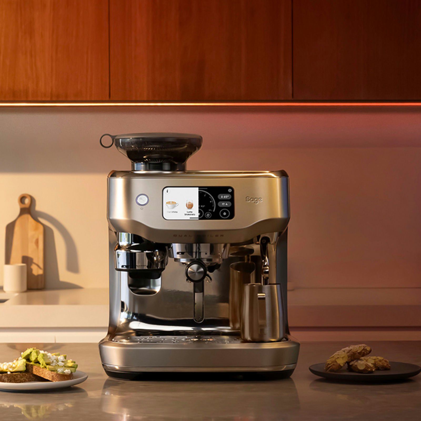 Sage SES 995 BSS Oracle Dual Boiler Espresso machine Brushed