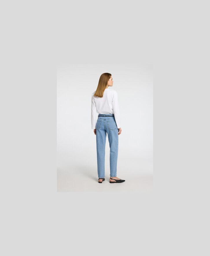 SLFALICE MW STRAIGHT LIG BLUE JEANS
