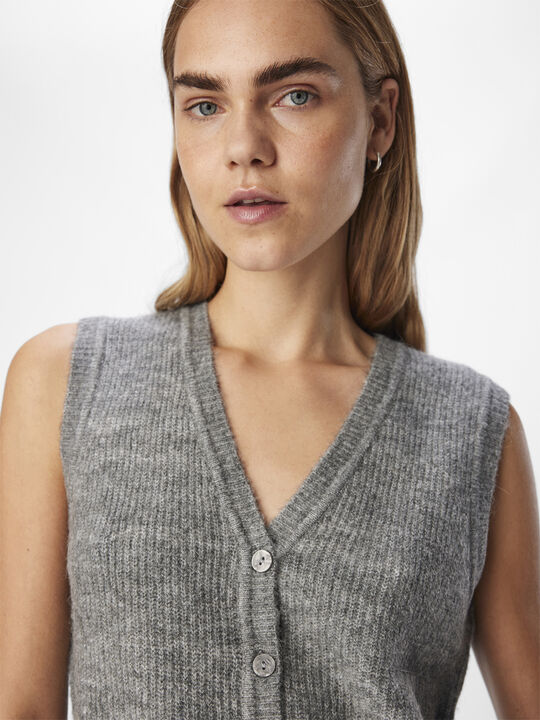 OBJDIANA RE V-NECK KNIT VEST DIV